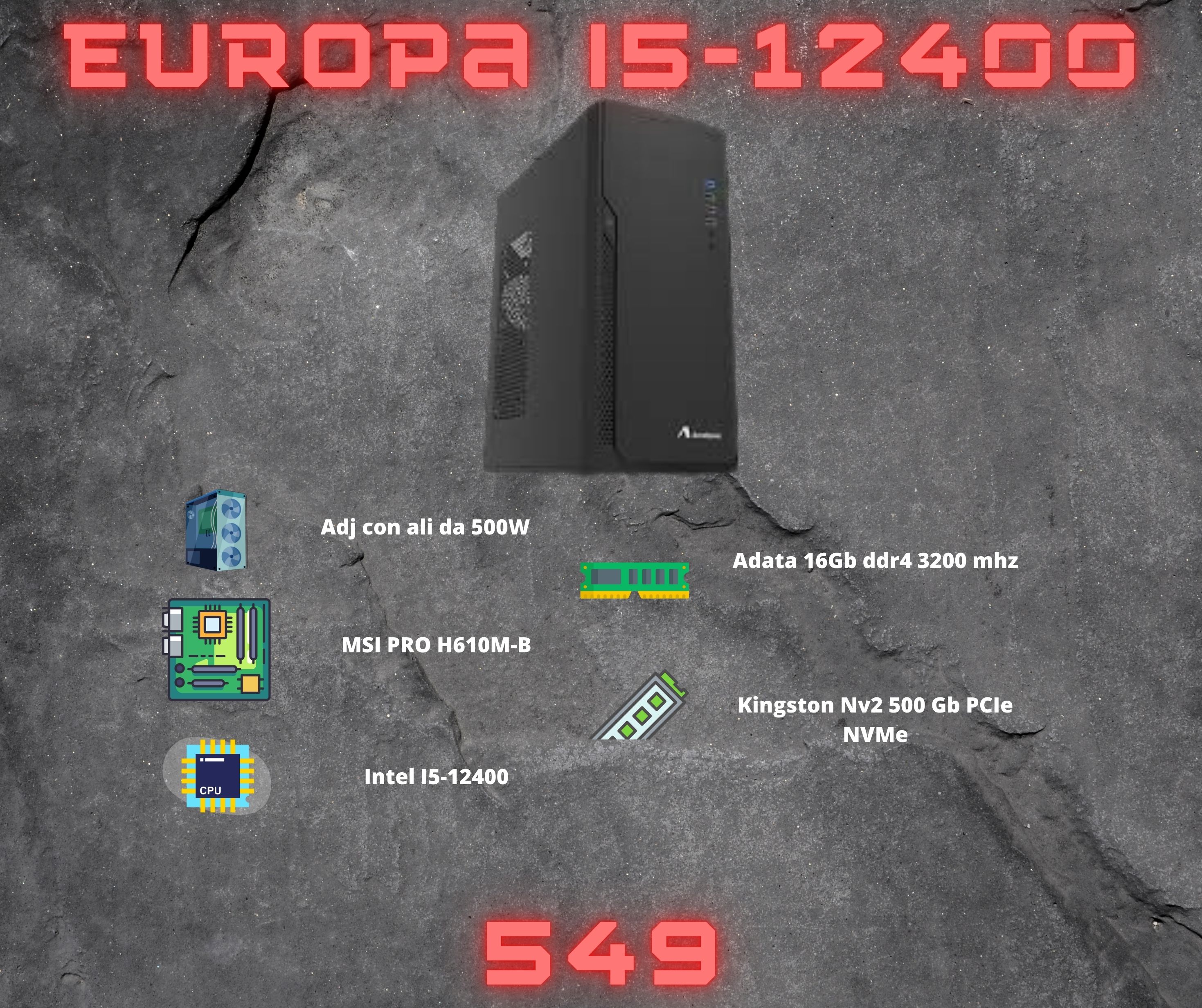 Europa I5-12400
